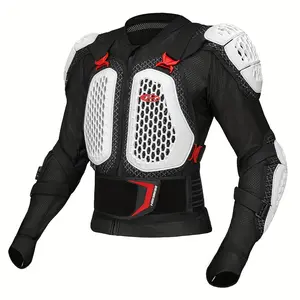 New Motorcycle Protector Armor - White, M-XXXL, Unisex, Comfortable Fitted Design for Outdoor Riding (Automotive & Motorcycle Protective Gear)
