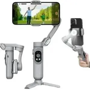 MOZA 6S Handheld Gimbal with Smile Snapshot, Face Recognition and Wireless Charging for Smartphones quick release