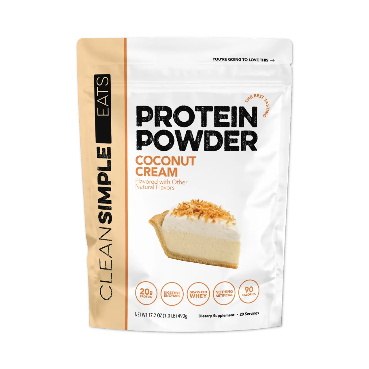 Protein Powder: Coconut Cream (20 Serving Bag)