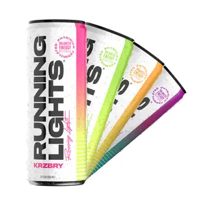 Running Lights Balanced Energy 12oz Variety Pack - Citrus, Mango, KRZBRY, Berry Lemonade (12-Pack)