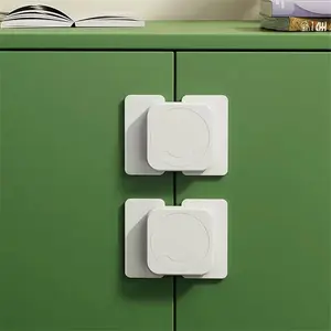 Hardware supplies Cabinet Locks Baby Proofing Straps - Child Proof Refrigerator Lock Pack 6 Stove Oven Locks Door Strap for Kids Childproof Safety Cupboard Locks, Adhesive No Screw Latches for Drawer Toilet Lock