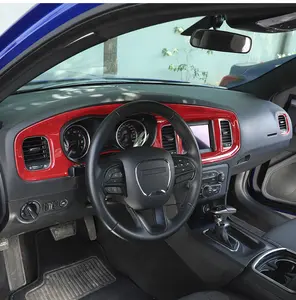 8.4 inches Console Dashboard Panel Cover Trim for Dodge Charger 2015+ Decorative Accessories Car Interior Kit Automotive Decoration Custom Fitment