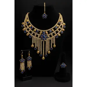 Royal Sapphire Bloom Jewelry Set