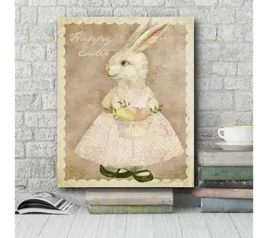 Courtside Market Baby bunny 16x20 Canvas Wall Art