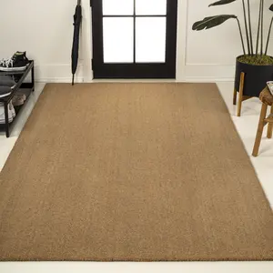 JONATHAN Y Peater Classic Casual Commerical Natural Coir Doormat; for Living Room, Kitchen, Bedroom, Dining Room, Office