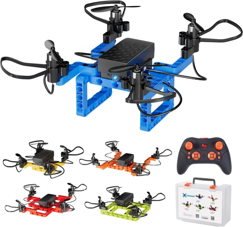 Mini Drone for Kids and Beginners,Creative 5-IN-1 DIY Drone Building Kits for Kids to Build Your Own Drones,5 Different Designs, Altitude Ho