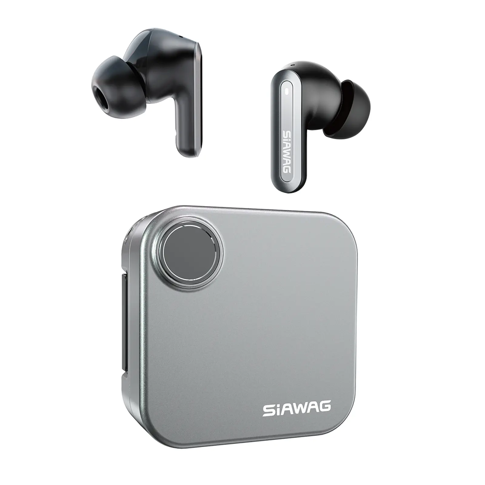 SiAWAG BTW62H Noise Cancelling Earbuds with 10mm Drivers, 50H