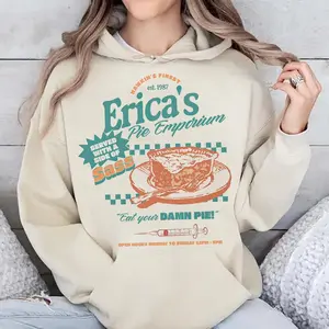 Funny Erica Eat Your Pie Shirt, Erica Stranger Sweatshirt, Eat Your Dang Pie Quote Shirt, Gift for Movie Fans
