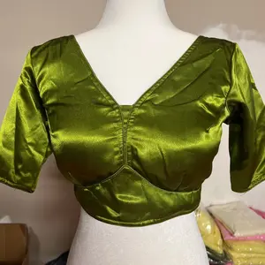 Plain Green Lehenga set