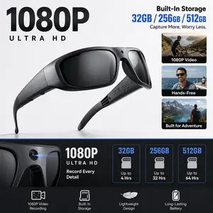 OHO SUNSHINE Vidsoul Smart Camera Glasses with 1080P HD Photo & Video Recording, Photochromic UV400 Lenses, Hands-Free POV Camera Sunglasses for Travel, Outdoor Sports, Cycling, Fishing and Daily Adventures,  glasses camera， Wearable