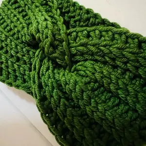 Handmade crochet ear warmers