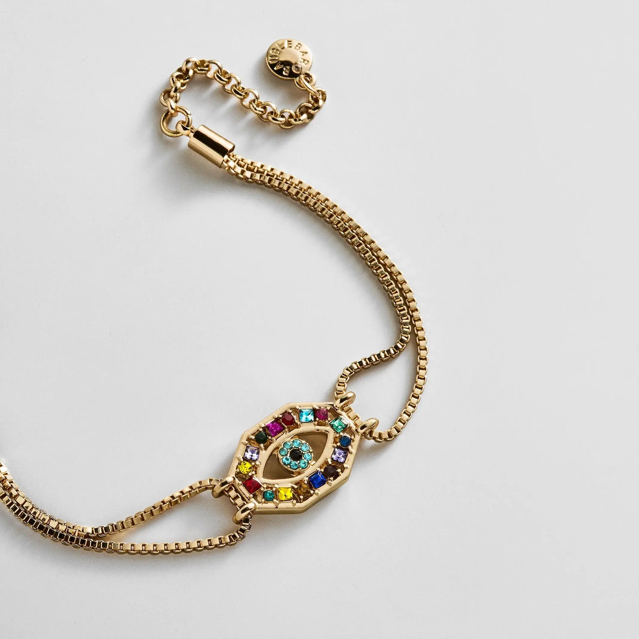 Exquisite Trendy Evil Eye Reversible Carat Gold Bracelet - Gold/Multi, Exquisite Trendy Bracelet Exquisite Trendy Evil Eye Reversible Carat Gold Bracelet - Gold/Multi, Exquisite Trendy Bracelet