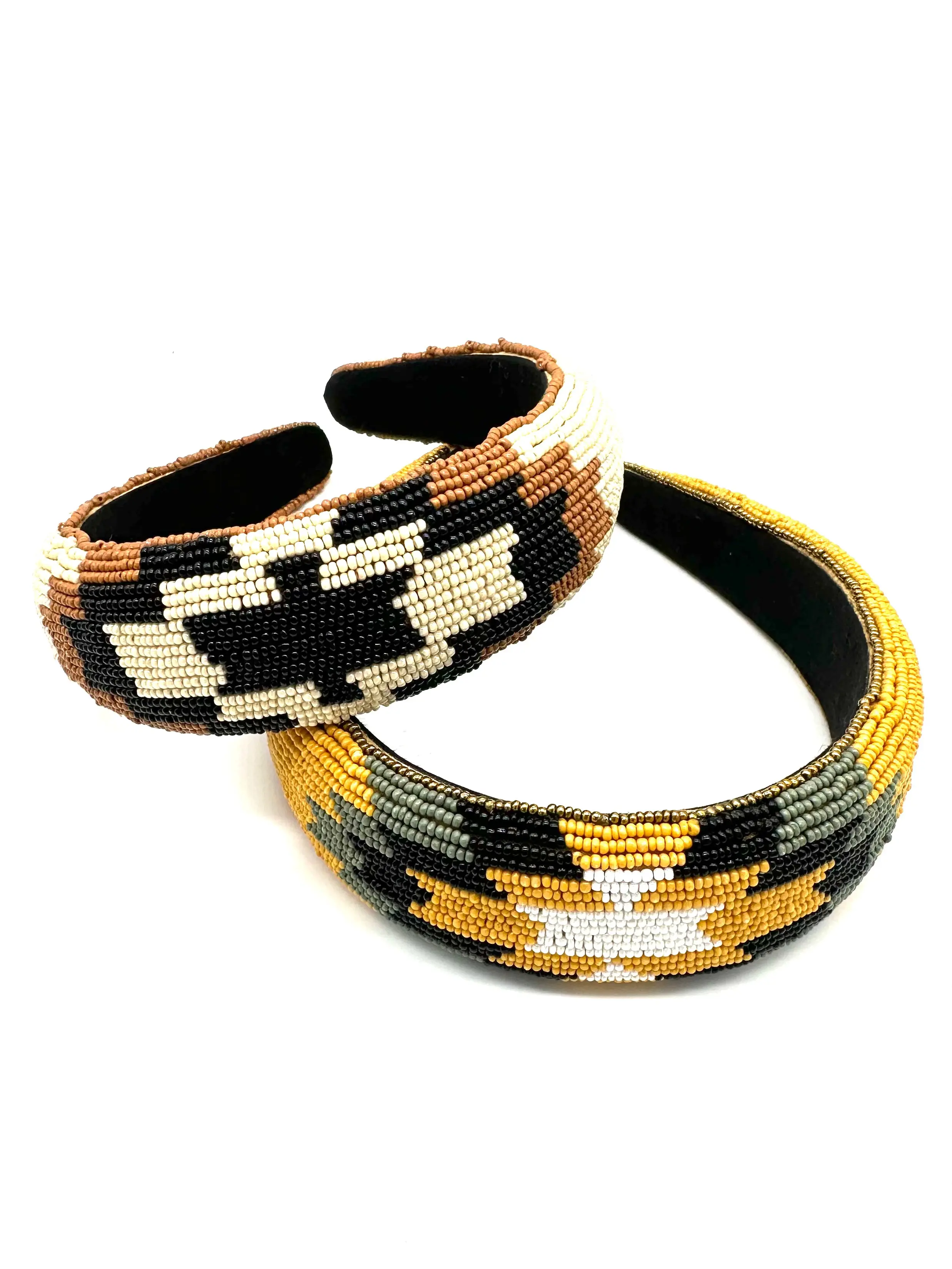 Wild West Beaded Aztec Headband