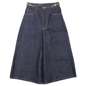 Pre-owned Celine Cotton Small Leather Goods Wide Pants