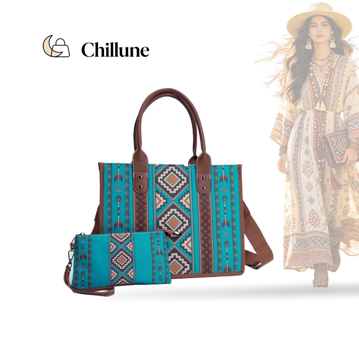 Boho Canvas Crossbody Bag for Women – Trendy Elegant Shoulder Bag with Adjustable Strap