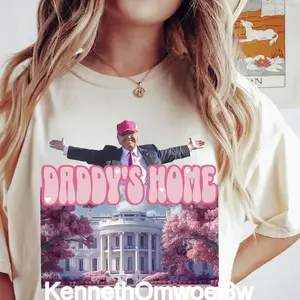 daddy's home tee sweatshirt hoodie daddys home shirt trump's home apparel trump 2024 maga daddys home trump shirt trump supporters shirt Trump Tote Bag