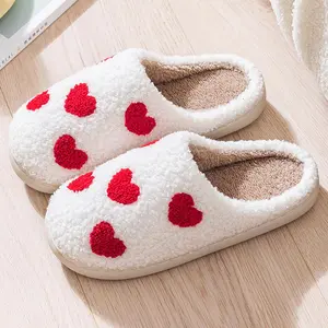 Womens Mens Slippers Comfy House Slippers Christmas Slippers Reindeer Slippers for Women, Ladies Fuzzy Bedroom Slippers,indoor Outdoor Memory Foam Shoes Footwear Flipflop