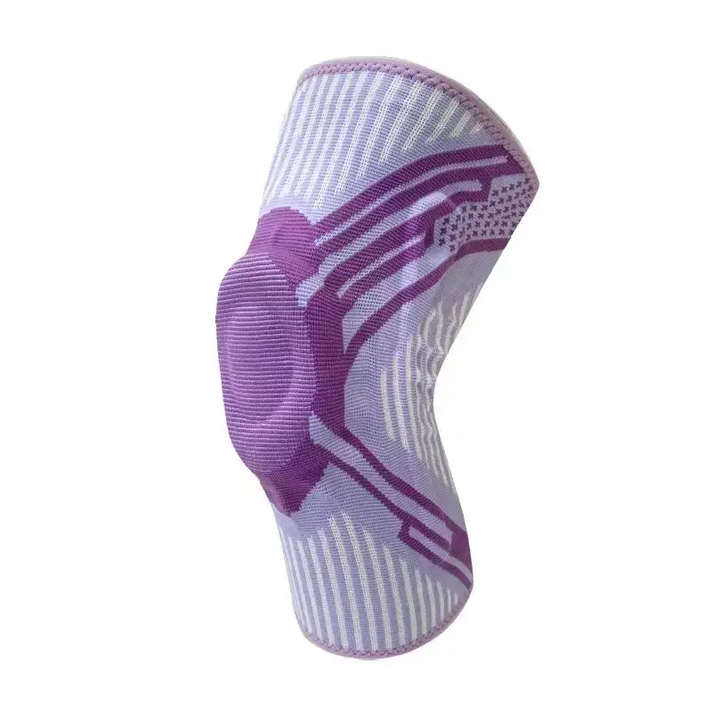New model spring-supported knee guard for sports and fitness, meniscus compression protection for the knee, patella pressure protection for basketball, rope skipping sports protective gear