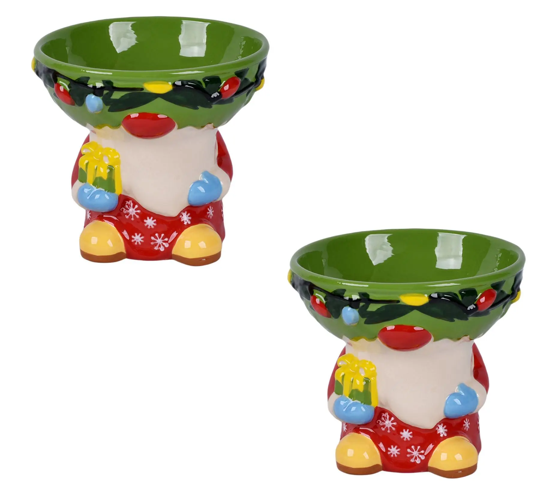 Temp-tations Seasonal Set of (2) Character Bowls