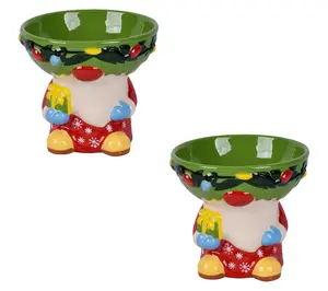 Temp-tations Seasonal Set of (2) Character Bowls