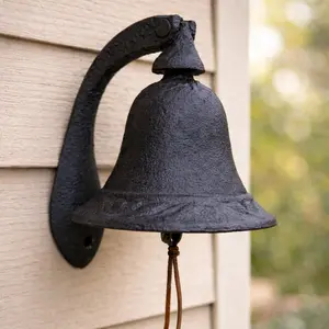Cast Iron Logan Dinner Bell, 6" Cast Iron Logan Dinner Bell, 6"
