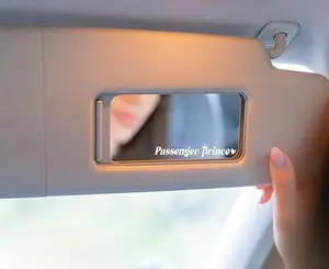 3 x Passenger Princess Rearview Mirror Decal, Tumbler Vinyl Stickers, Travel Mug Sticker, Rearview Mirror Sticker Affirmation, Car Window Stickers, Car Decals-White