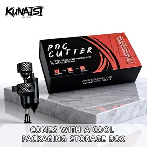 KUNAISI 18-32mm Car Radar Hole Cutter – Perfect for PPF Vinyl Wrap & Sensor Installation! 🛠️ Precise & Easy DIY Tool