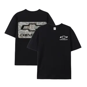 Menswear Short-Sleeve 100% Cotton Stretch Digital Print Graphic Tee Regular Fit Streetwear Top Unisex Casual Apparel for Car Enthusiasts Ideal Spring-Fall Gift - Day, Set, Hem