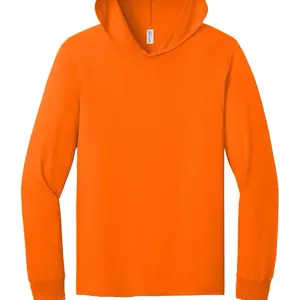 long sleeve shirts with hoodie good for indoors and out door work made of cotton Menswear Tops Plain Man