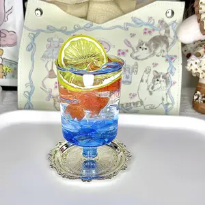 Cute Goldfish Bubble Water Simulation Model, Caramel Pudding Cosplay Prop for Photography, Adorable Gift for Friends, Room & Living Room Decor