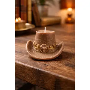 Leather Decorative Candles