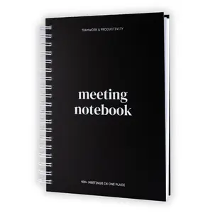 Lamare New Meeting Notebook – Project Planner, Work Organization & Productivity Tool