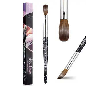 Professional Acrylic Nail Art Brush for Manicure, Nail Care - Precision Design Tool with Ergonomic Handle, Easy Storage, Ideal Gift for Youth