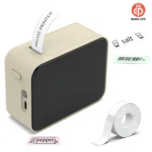 Portable mini label maker, portable wireless printer, thermal label printer. Can print name labels, item labels, and can labels, making it a perfect Valentine's Day gift.