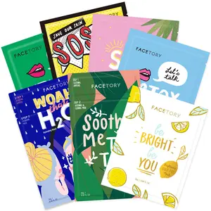 K Beauty Face Mask Skin Care - BEST OF 7 COLLECTION Sheet Mask Set | Natural Premium Korean Face Mask For All Skin