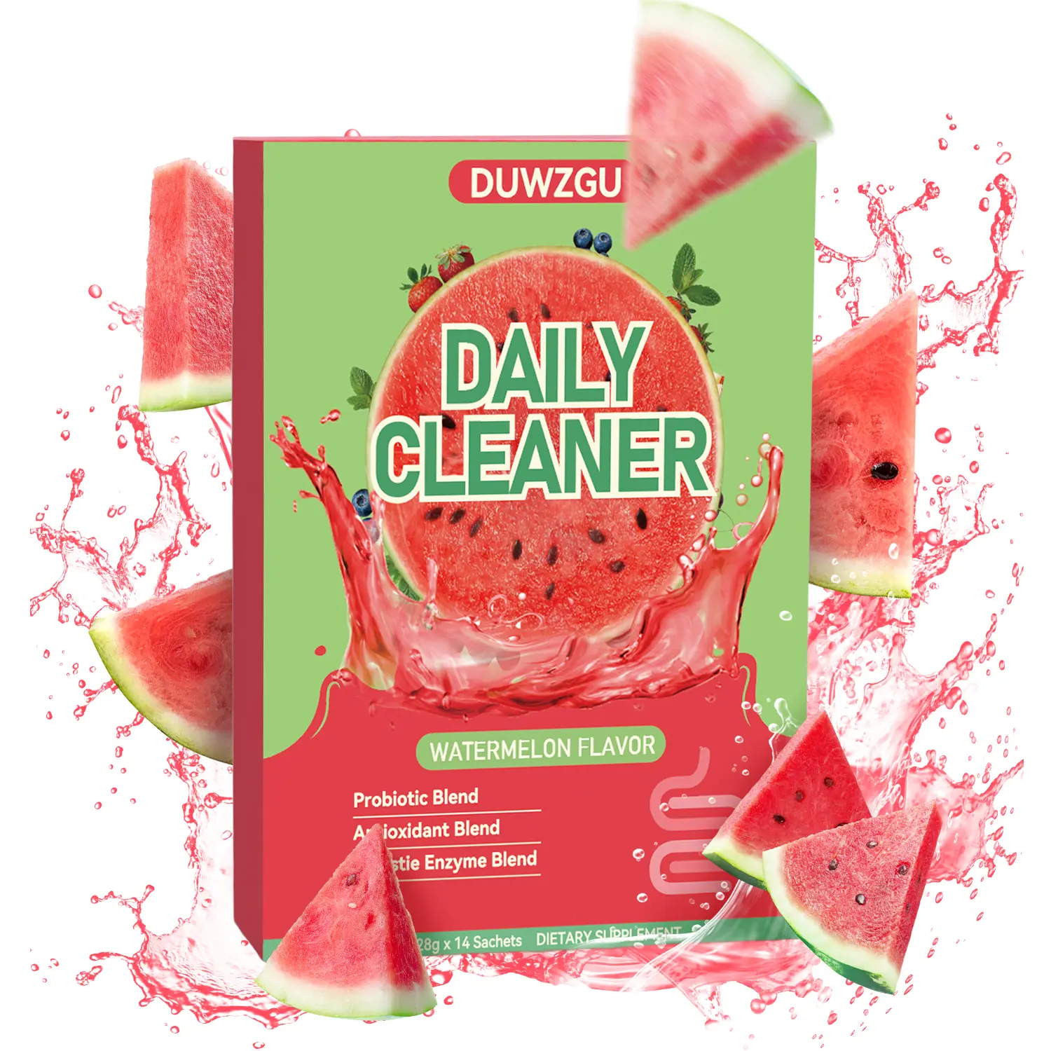 Watermelon Prebiotic Blend, Gluten-Free, Dietary Supplement Probiotic Mix Probiotic Bundle