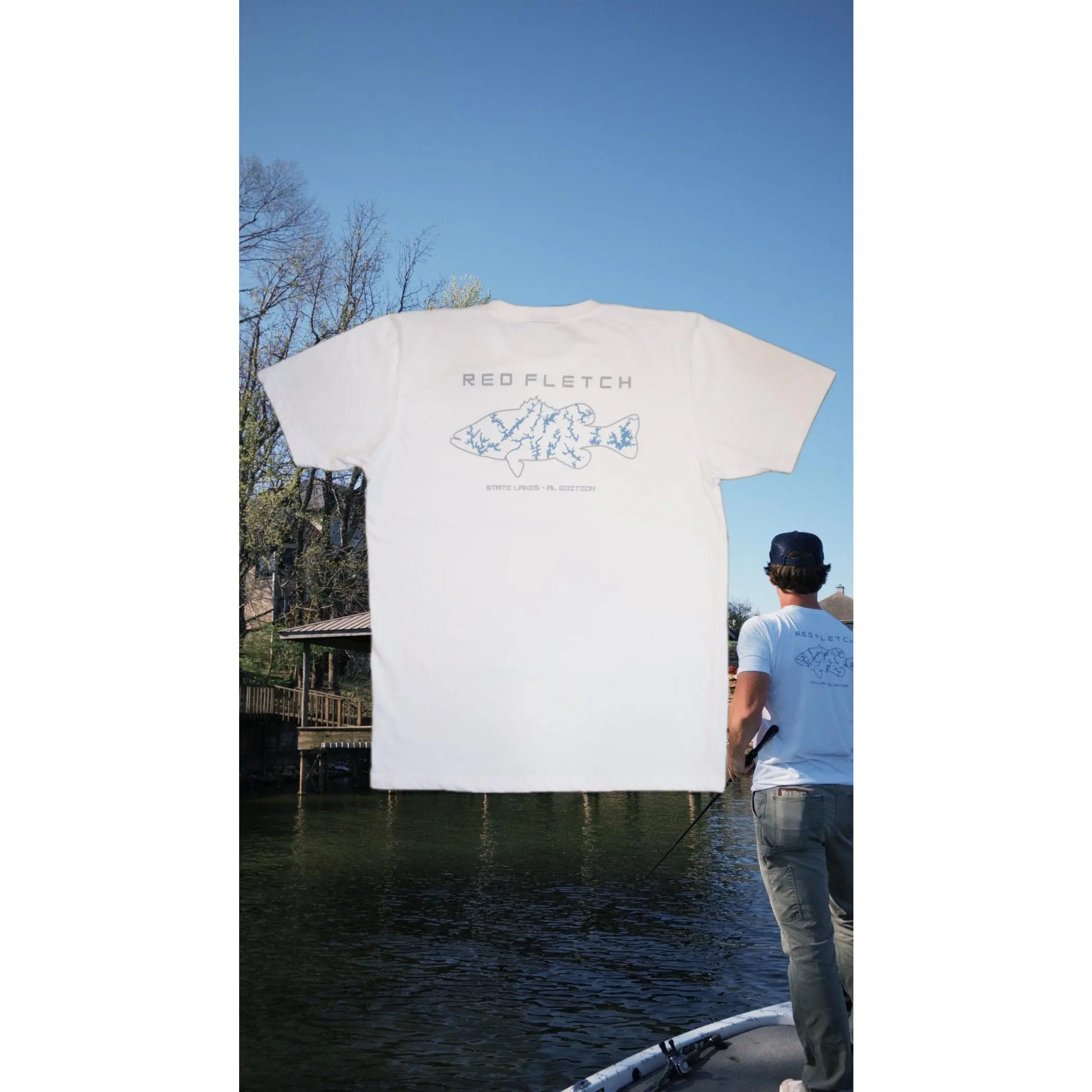 State Lakes Shirt V2 - AL - White