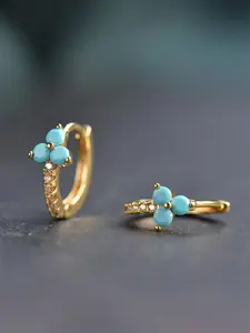 1 Pair Pretty Cubic Zirconia Hoop Earrings For Women For Wedding Engagement Anniversary Party Jewelry Valentine's Day Gift