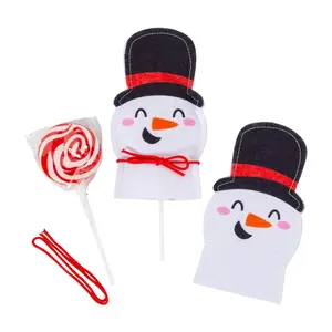 Snowman Lollipop Covers - 12 Pc.