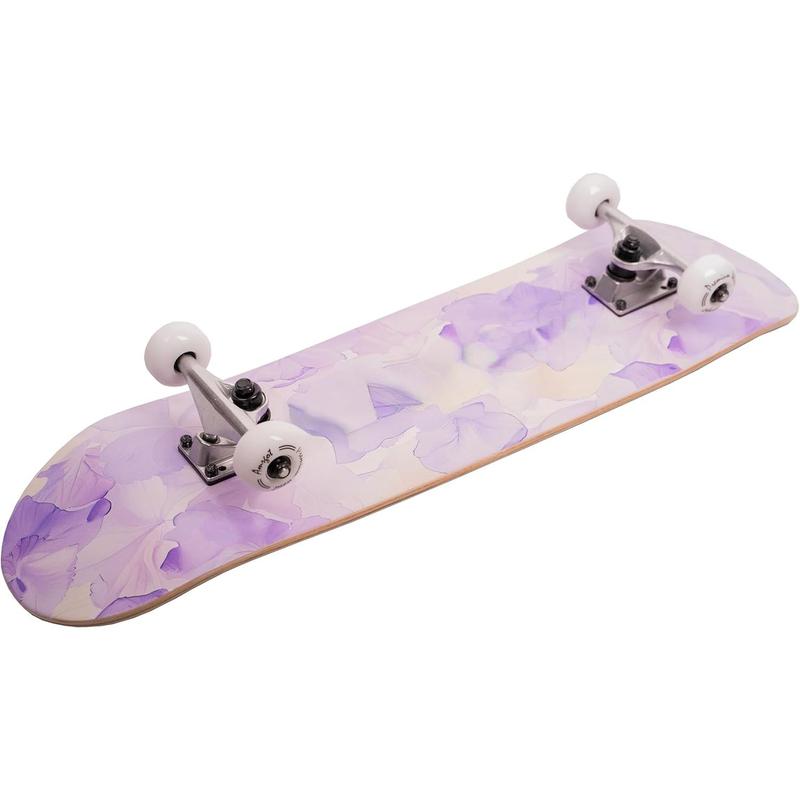 skateboard carry Skateboards for Beginners,31 * 8 inches Complete Skateboards for Kids,Boys,Girls and Adults,7 Layer Maple Wood,Double Kick Deck Concave Standard and Tricks Skateboard skater  xl