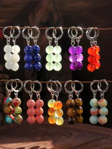 Boho Style Beaded Decor Dangle Earrings, Fashionable Jewelry for Women, Trendy All-match & Exquisite Jewelry for Birthday Gift, Bling Stylish Accessory