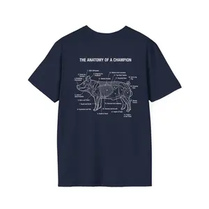 The Anatomy of a Champion Pig T-Shirt | Livestock Show Shirt, Ranch Life Graphic Tee, Farm Animal Diagram Shirt, Showring Apparel, Country Western Tee
