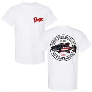 Ranger Boats Vintage Streetwear Fishing T-Shirt, American Flag Fish Graphic Pullover, Soft Cotton Blend Outdoor T-Shirt for Men & Women, Fishing Enthusiast Gift