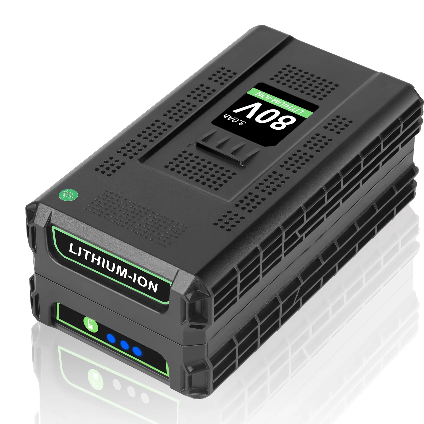 80V Battery Compatible for Greenworks 80V Battery Replacement, 3.0Ah Lithium Ion Battery Compatible for Greenworks Pro 80 Volt Battery GBA80200 GBA80250 GBA80300 Cordless Power Tools