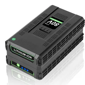 80V Battery Compatible for Greenworks 80V Battery Replacement, 3.0Ah Lithium Ion Battery Compatible for Greenworks Pro 80 Volt Battery GBA80200 GBA80250 GBA80300 Cordless Power Tools