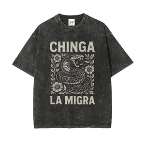 Unisex  Chingala Migra Vintage Washed Short Sleeve T-Shirt