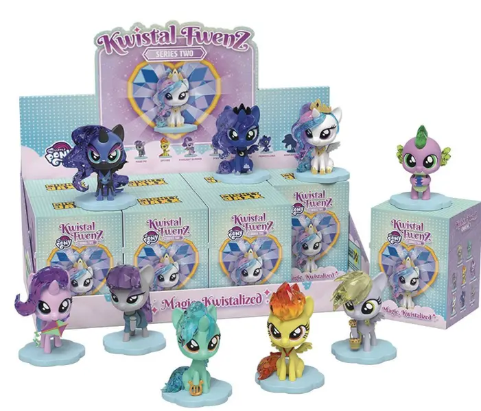 My Little Pony x Kwistal Fwenz Series 2 Collectible Art Toy Blind Box, Mighty Jaxx Collectible-Like New Mini-Figure, Blind Pack, Collectibles Blind Bag