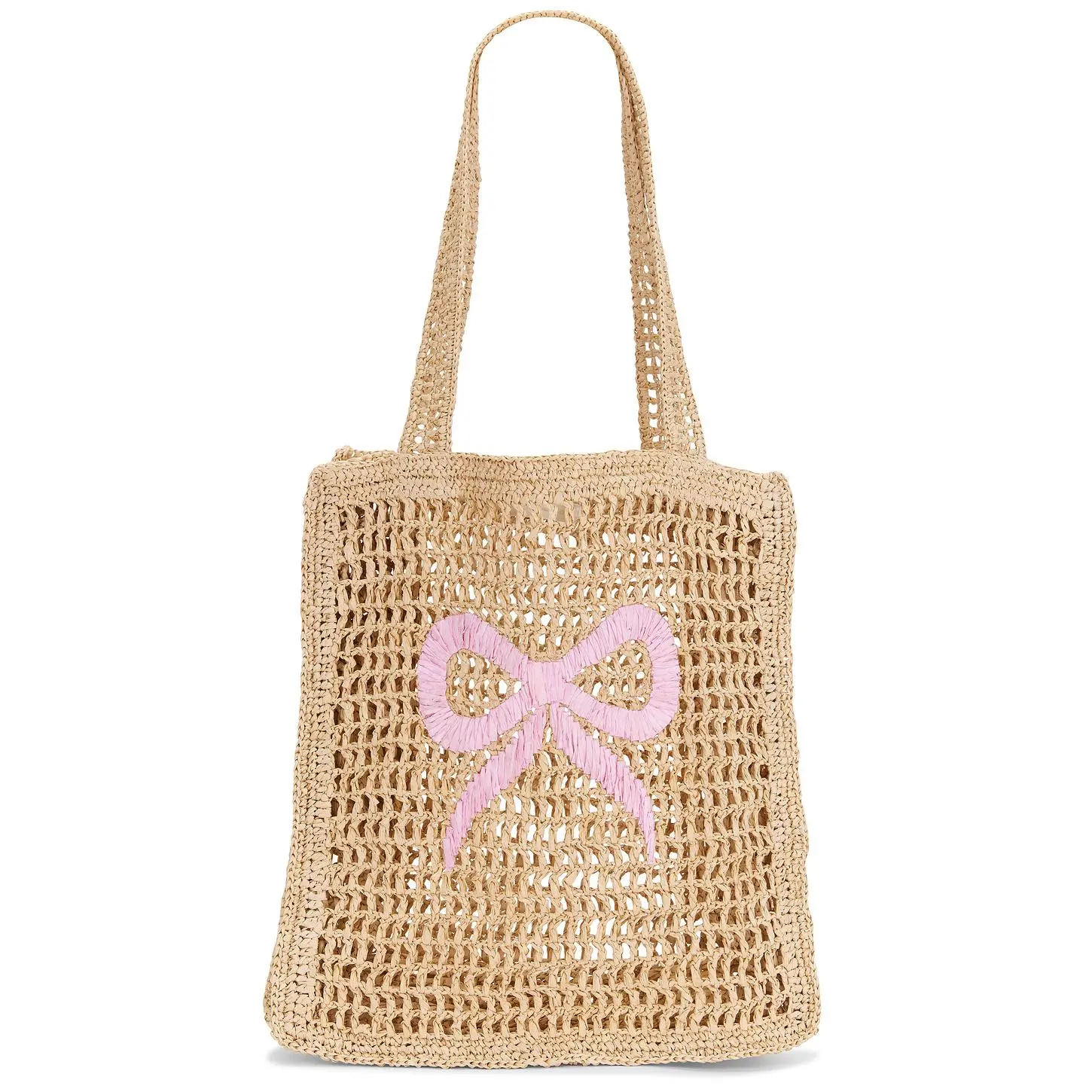 LoveShackFancy Seaside Beach Bag in Natural