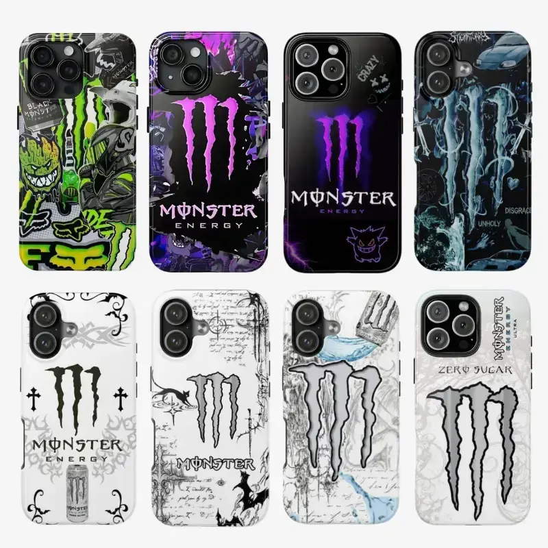 Monster Energy Claw Racing Phone Case – Sport Style Graphic Cover for iPhone