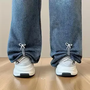 Pant Leg Gripper Clip for Chain Lining Pants, Adjustable Without Sewing, Button Closure, Hem Shortening Tool, Prevents Dragging